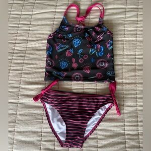 Colorful Graphic Bikini Set
